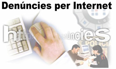 Diferents tipus de denúncies es poden tramitar a Guàrdia Urbana a través d'internet