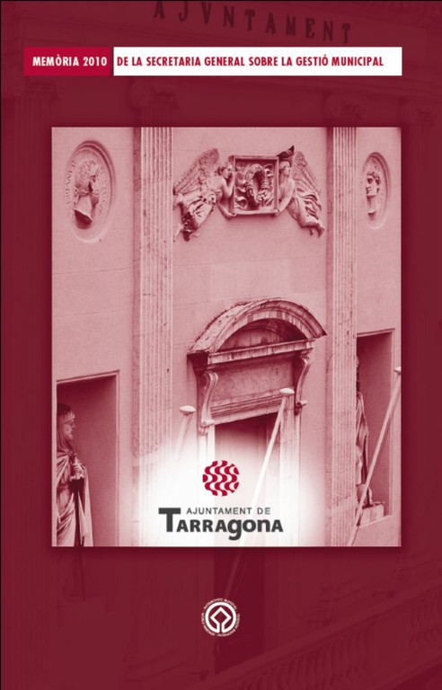 portada de la memòria de la secretaria 2010