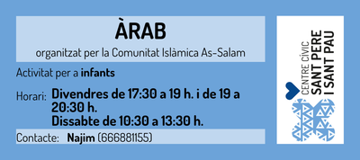 àrab - ccsantpereisantpau