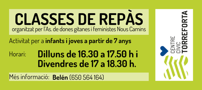 CLASSES DE REPÀS - CCTORREFORTA