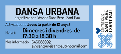 DANSA URBANA - CCSANTPEREISANTPAU