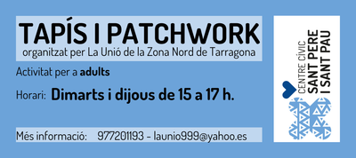 TAPÍS I PATCHWORK - CCSANTPEREISANTPAU
