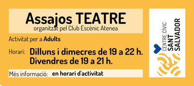 ASSAJOS TEATRE - CCSANTSALVADOR
