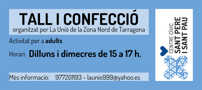 TALL I CONFECCIÓ - CCSANTPEREISANTPAU