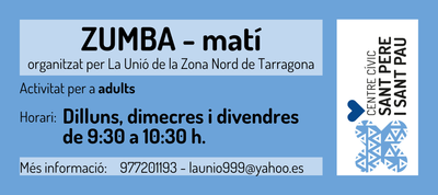 ZUMBA (MATÍ) - CCSANTPEREISANTPAU