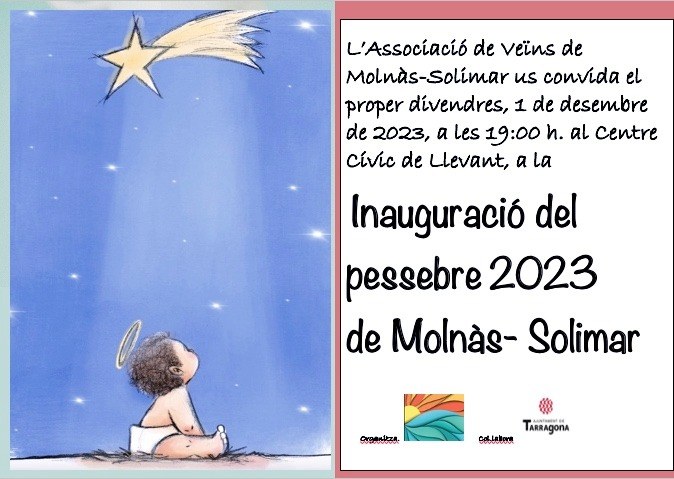 Inauguració del pessebre 2023 de Monnars-Solimar