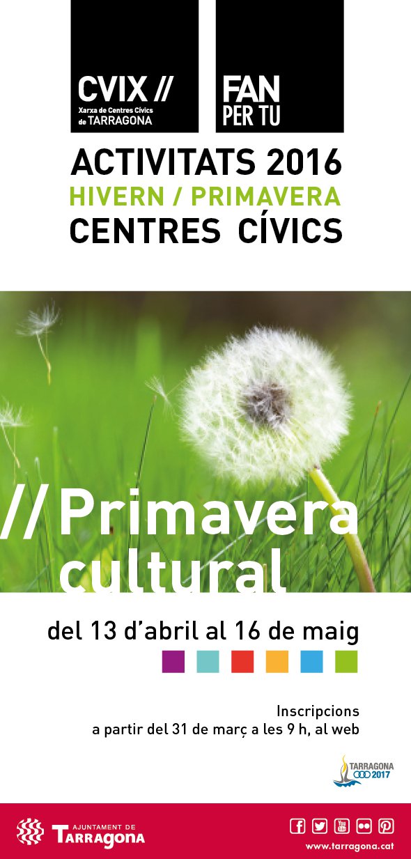 Primavera Cultural 2016portada
