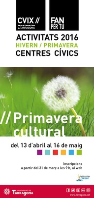 Primavera Cultural 2016portada