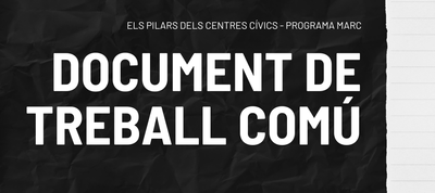 Organització de la Xarxa de Centres Cívics