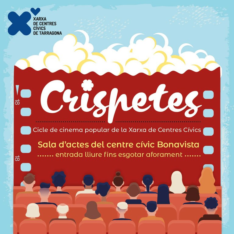 Dissabte torna el cicle de cinema popular 'Crispetes' al Centre Cívic de Bonavista