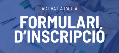 Formulari d'inscripció