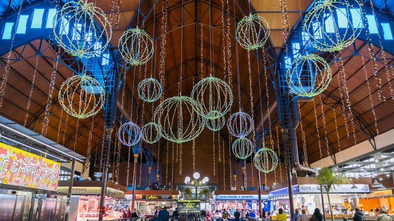 Encesa de Llums de Nadal al Mercat Central