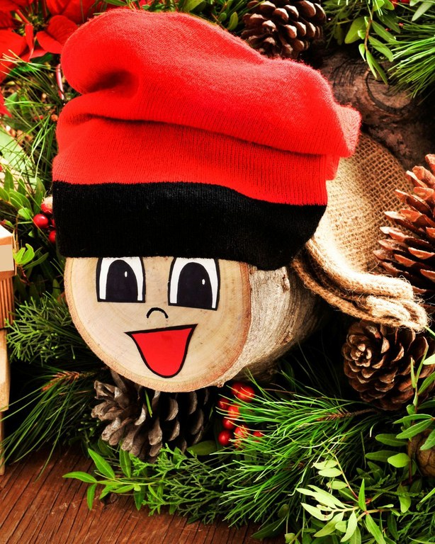 Tió de Nadal a la plaça Verdaguer