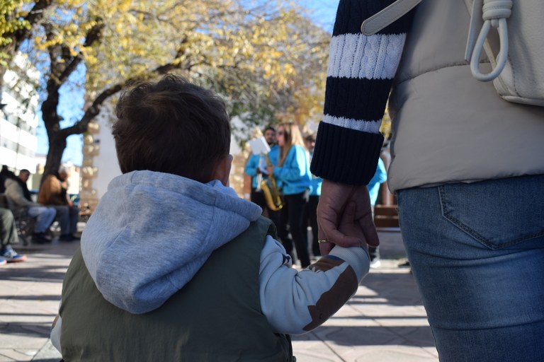Txaranga itinerant a la plaça Verdaguer