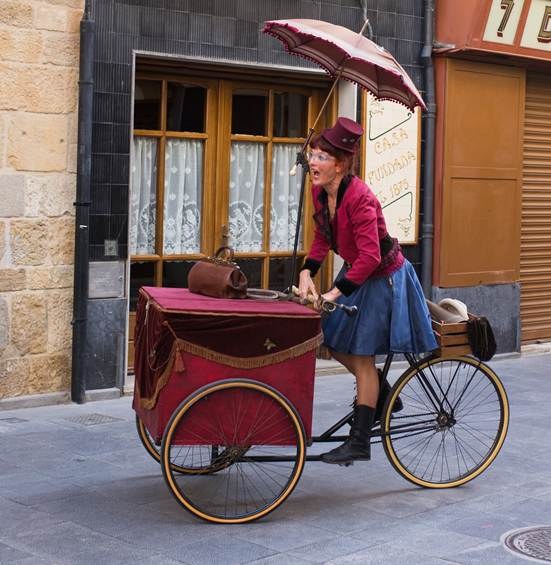 Tri-Circ amb xocolatada de la pastisseria Conde