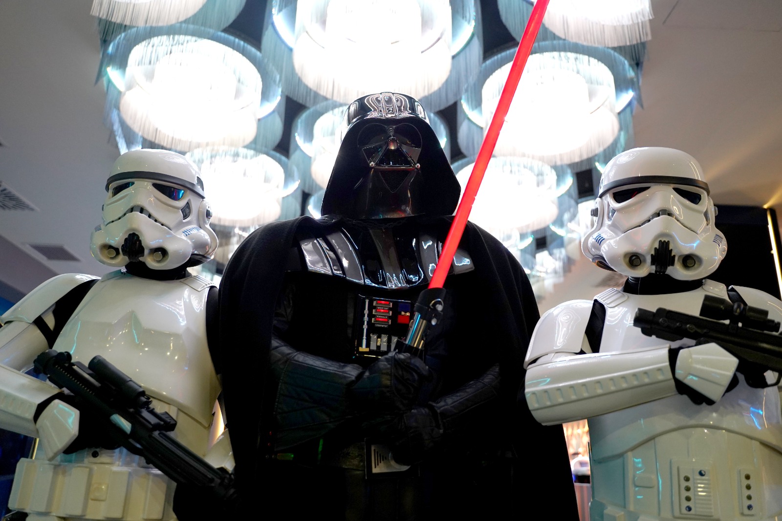 Starraco Infinity · Personatges d’Star Wars: Darth Vader i 2 Stormtrooper