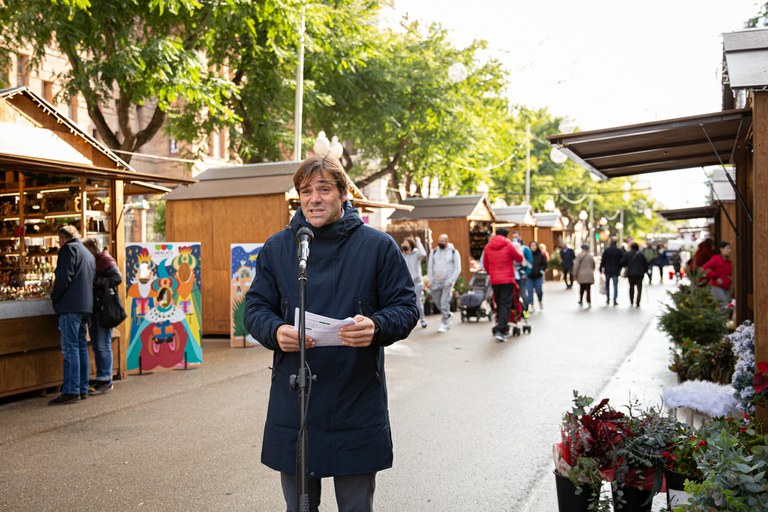 Els mercats de la ciutat viuran el Nadal amb música en directe, inflables al carrer i activitats tradicionals i solidàries
