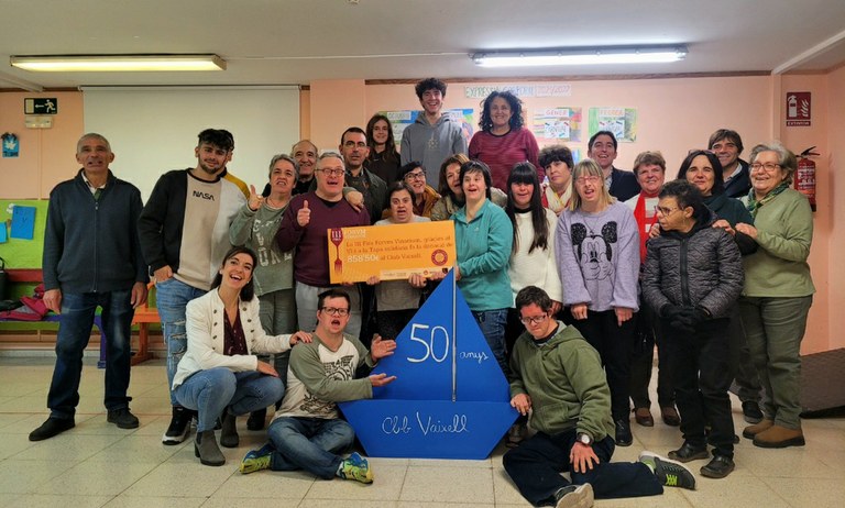 El Club Vaixell rep més de 800 € de les activitats solidàries del Fòrum Vinarium