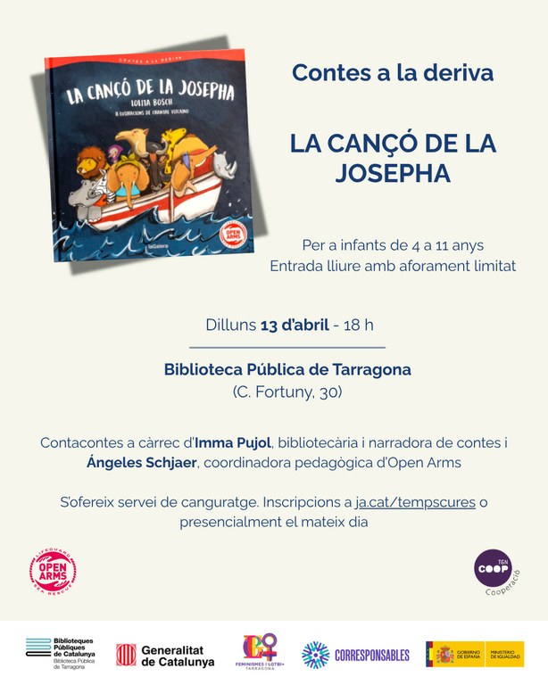 L'hora del conte + taller: Contes a la deriva, amb Imma Pujol Farrés i Ángeles Schjaer