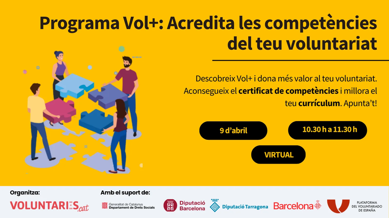 Sessió informativa del programa VOL+