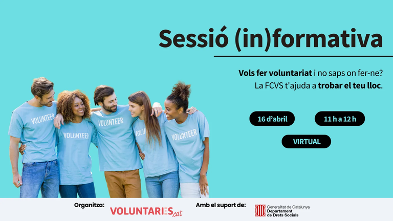 Sessió (in)formativa de voluntariat en línia