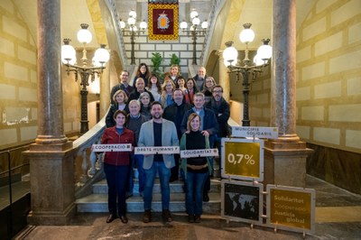 L'alcalde i el Consell Municipal de Cooperació s'alineen a favor dels Drets Humans i la Justícia Global