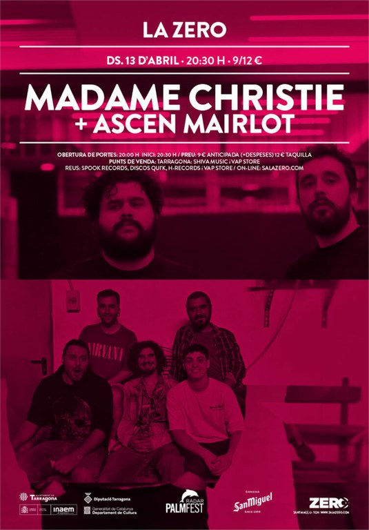 Concert: Madame Crhistie + Ascen Mairlot