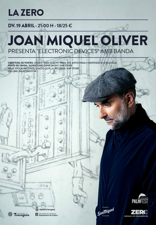 Joan Miquel Oliver presenta 'Electronic Devices' amb banda!