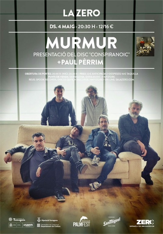 Concert: Murmur + Paul Pèrrim