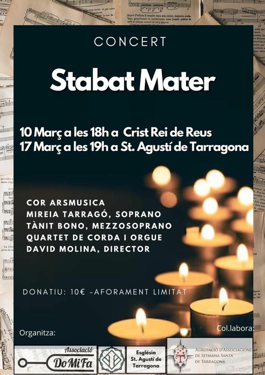 Concert Stabat Mater de Pergolesi, Cor ArsMusica
