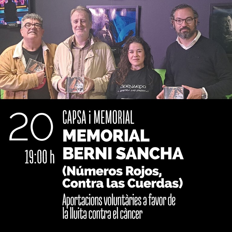Capsa i Memorial Berni Sancha (Números Rojos / Contra Las Cuerdas)