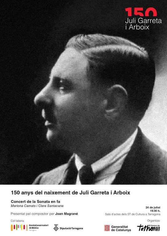 Concert pel 150 anys del naixement de Juli Garreta i Arboix