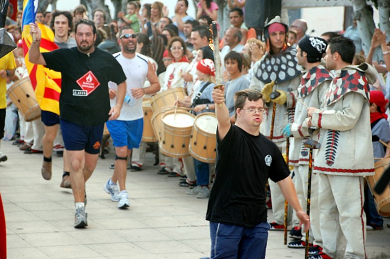 Arribada de la Flama del Canigó a Tarragona