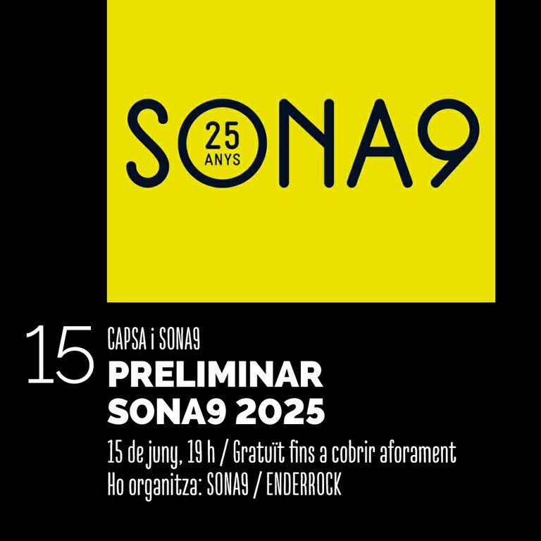 CAPSA i PRELIMINAR SONA9 2025