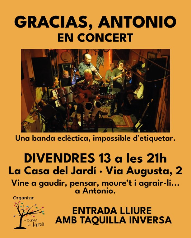 "Gracias Antonio Band" en concert