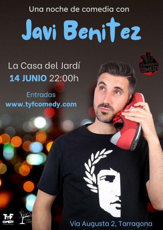 Nit de comèdia amb "Javi Benitez" a la Casa del Jardí