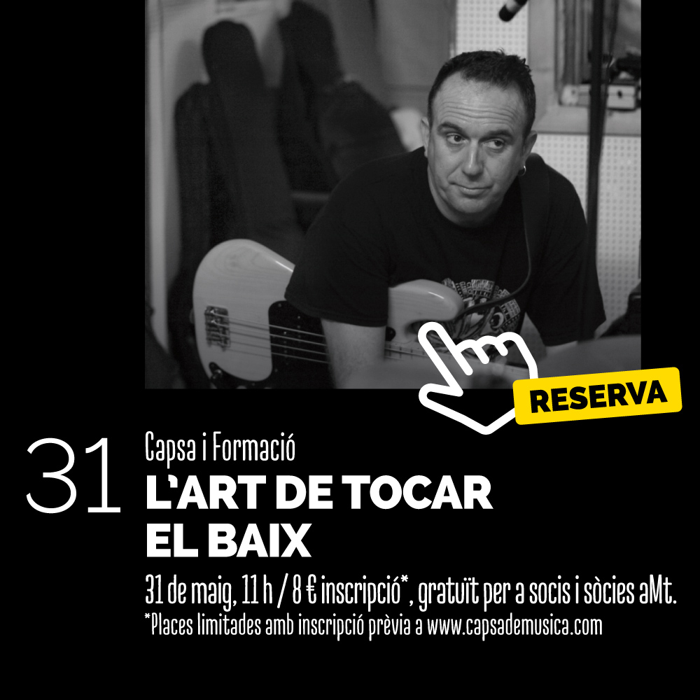 Capsa i formació, l'art de tocar el baix amb Pepe Sáez
