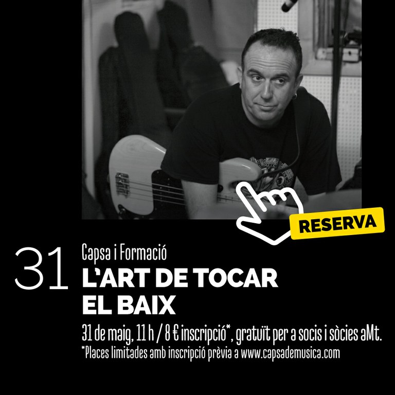 Capsa i formació, l'art de tocar el baix amb Pepe Sáez