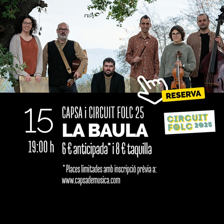 Capsa i Circuit Folk 25 amb La Baula