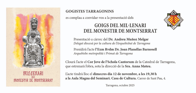 Goigs del Mil·lenari del Monestir de Montserrat