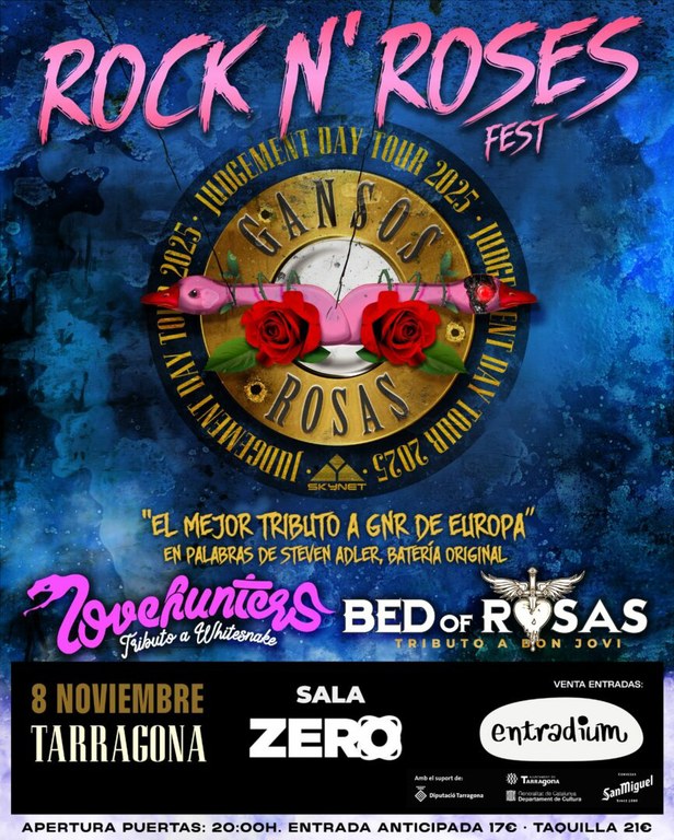 Rock N'Roses Fest: Gansos Rosas + Love Hunters + Bed of Rosas