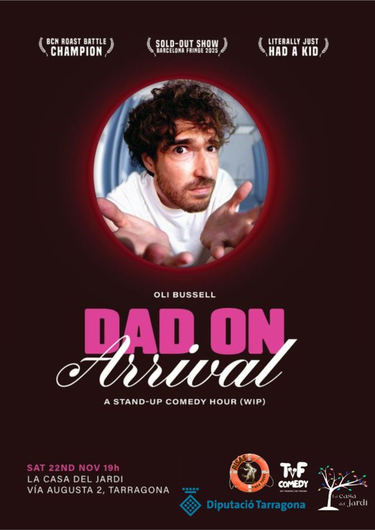 Tarda de comèdia en anglès amb Oli Bussell