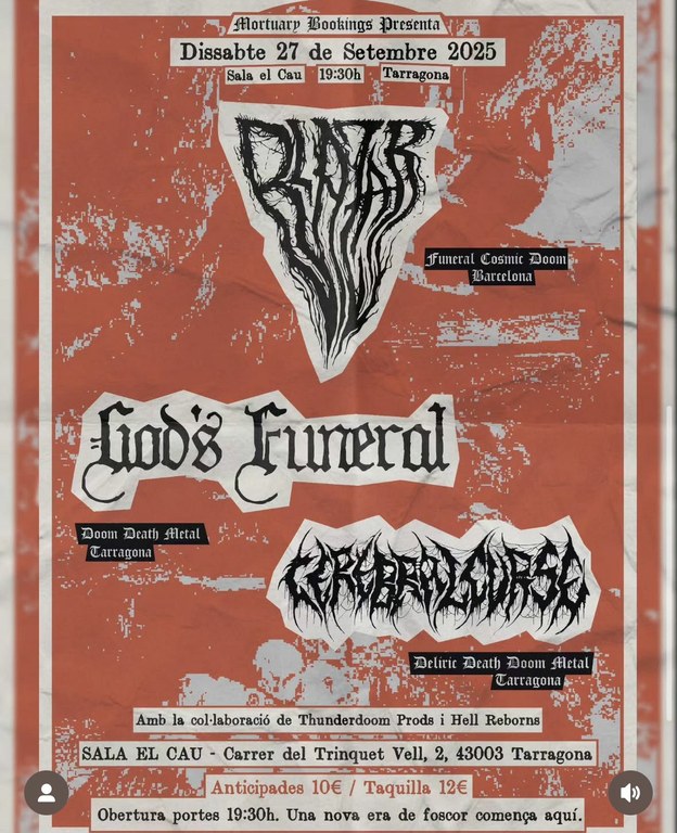 Blazar, God's Funeral i Cerebral Curse
