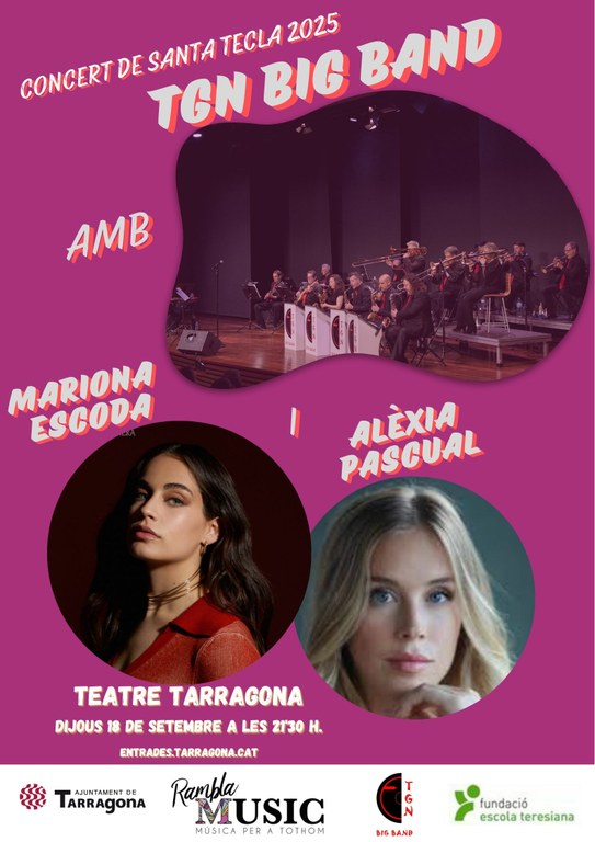 Tgn Big Band, amb Mariona Escoda i Alèxia Pascual