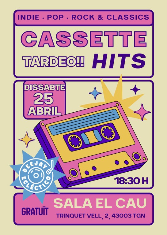 Cassette Tardeo Hits