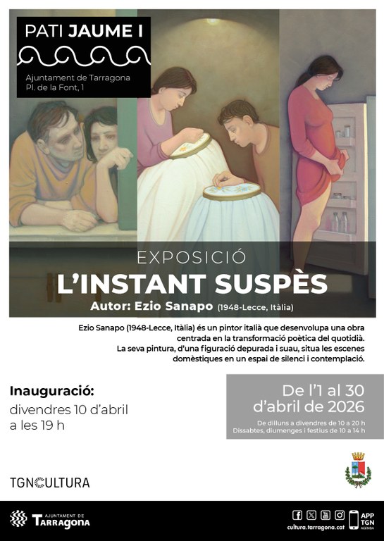 Inauguració de l'exposició "L'instant suspès", d'Ezio Sanapo