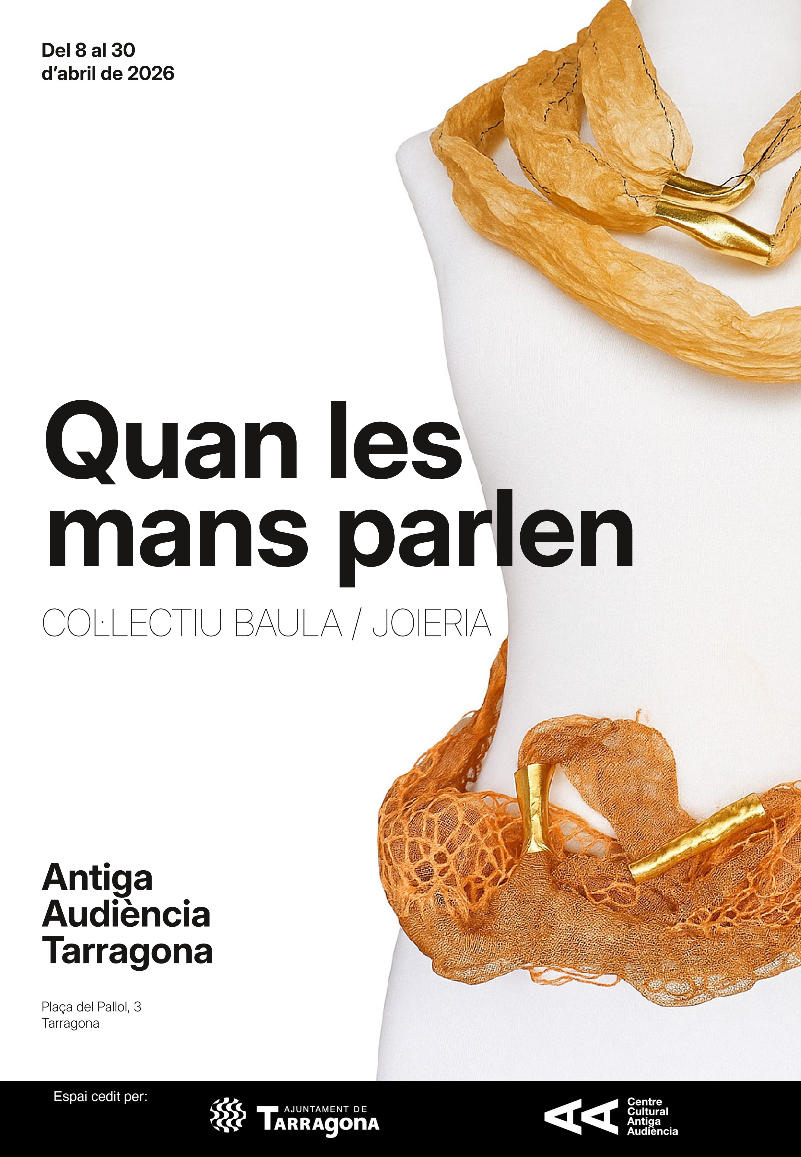 Inauguració de l'exposició "Quan les mans parlen"