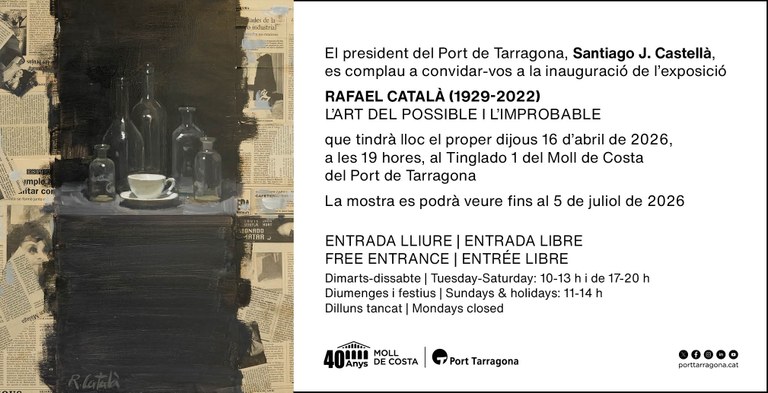 Inauguració de l'exposició "Rafael Català (1929-2022). L'art del possible i L'improbable"