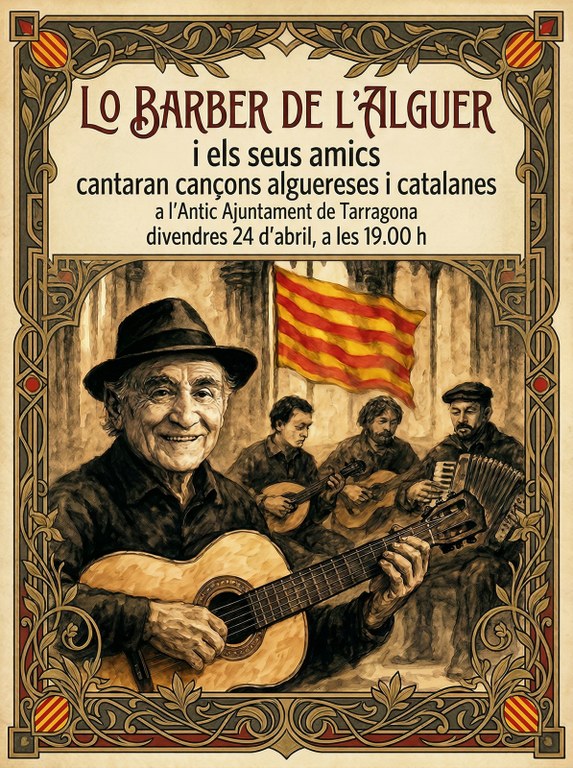 Lo barber de l'Alguer i els seus amics cantaran cançons alguereses i catalanes