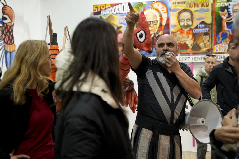 Visita guiada a “Llum, Natura Centrum Est”, amb Marcel·lí Antúnez
